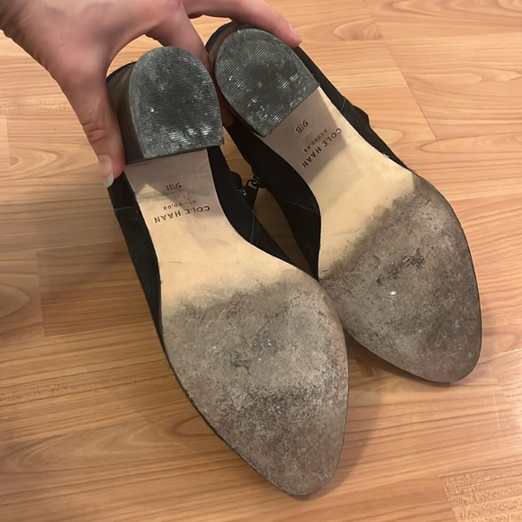 Cole Haan Zandra Bootie. Size 9.5. Black. Calf hair and suede combo. - Picture 8 of 14